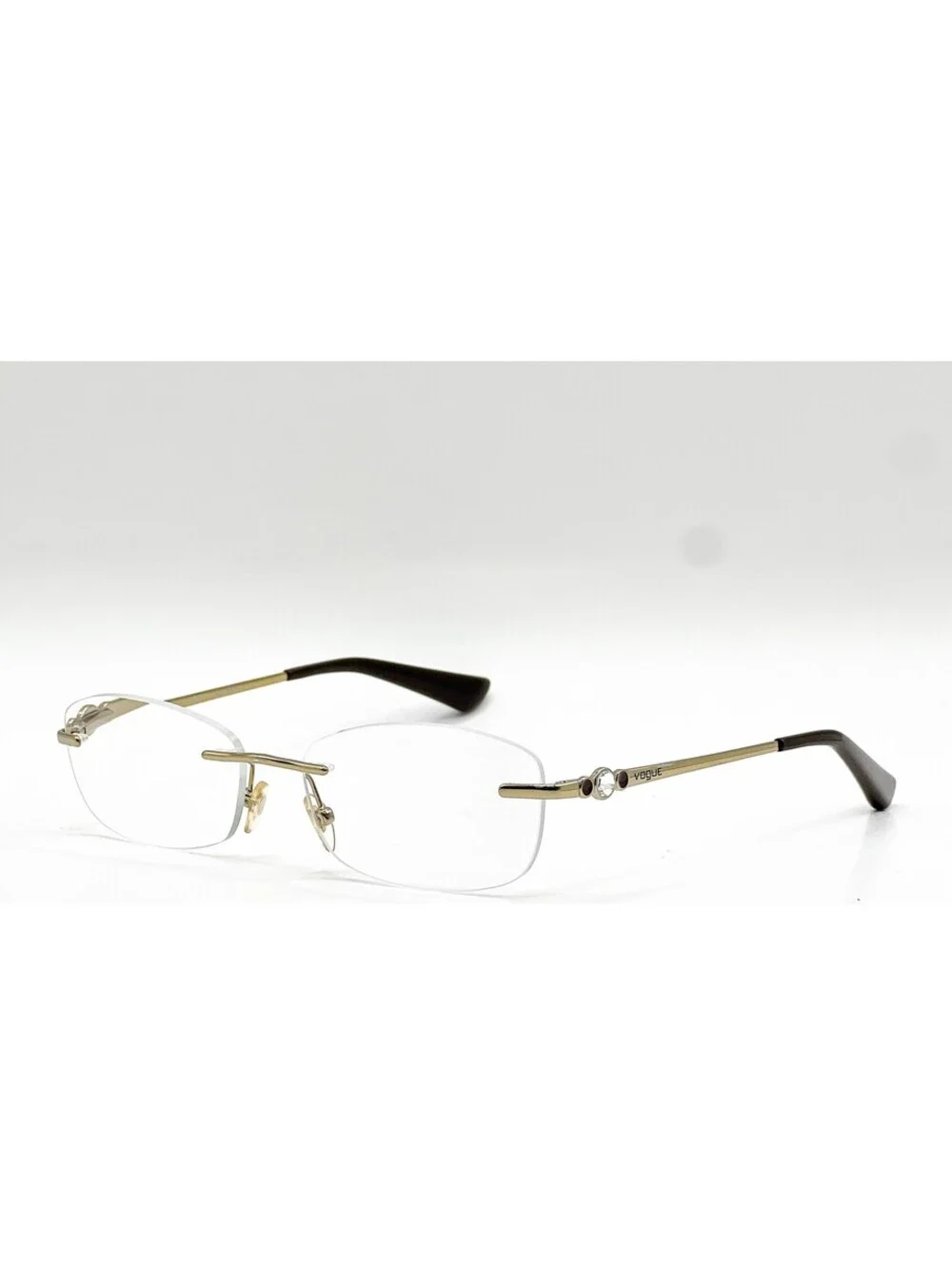 Vogue VO 3956-BI 848 Gold Oval Authentic Eyeglass Frames 51-17